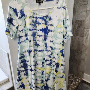 Women’s Tunic Dress. Large. Short Sleeve with Pockets